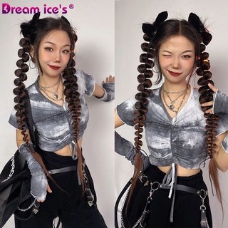 ❤️ tóc giả tết bính ziczac ❤️