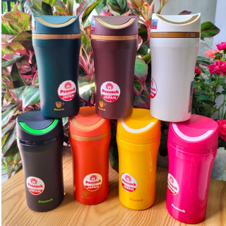 Bình giữ nhiệt peacock aat-l35- 0.35l nắp vặn 4 màu