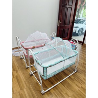 Nôi Tự Động Đại Vĩ Mẫu Mới Nhất 2023 Tặng Lưới Em Bé Và Màn Nôi