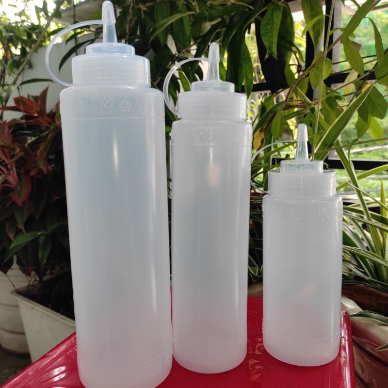 Bình Nhựa Đựng Tương, Sirô , Nước Sốt - 500ml / 700ml / 1000ml
