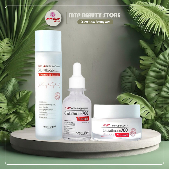 Combo Bộ Dưỡng Da 7 Day Whitening Program Glutathione