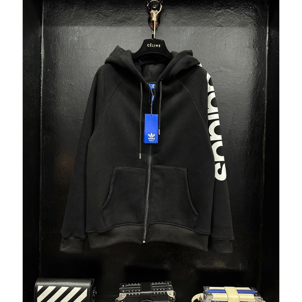 Áo Hoodie Zip Có Mũ Cực Đẹp - Áo Khoác Zip Adidas In Chữ Cực Nét