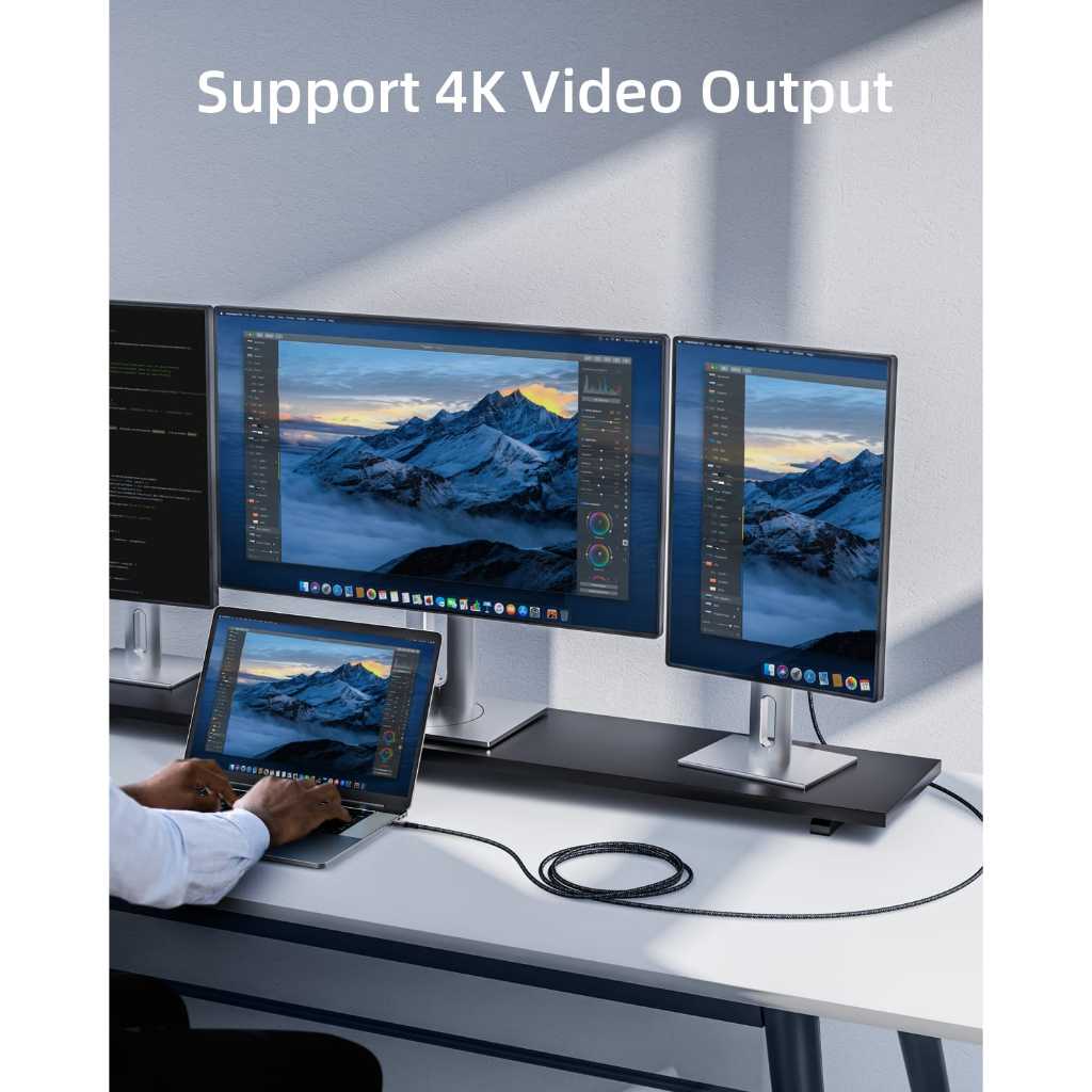 CÁP SẠC C-TO-C INNOSTYLE POWERFLEX 100W/10GBPS 4K/60HZ ICC200AL