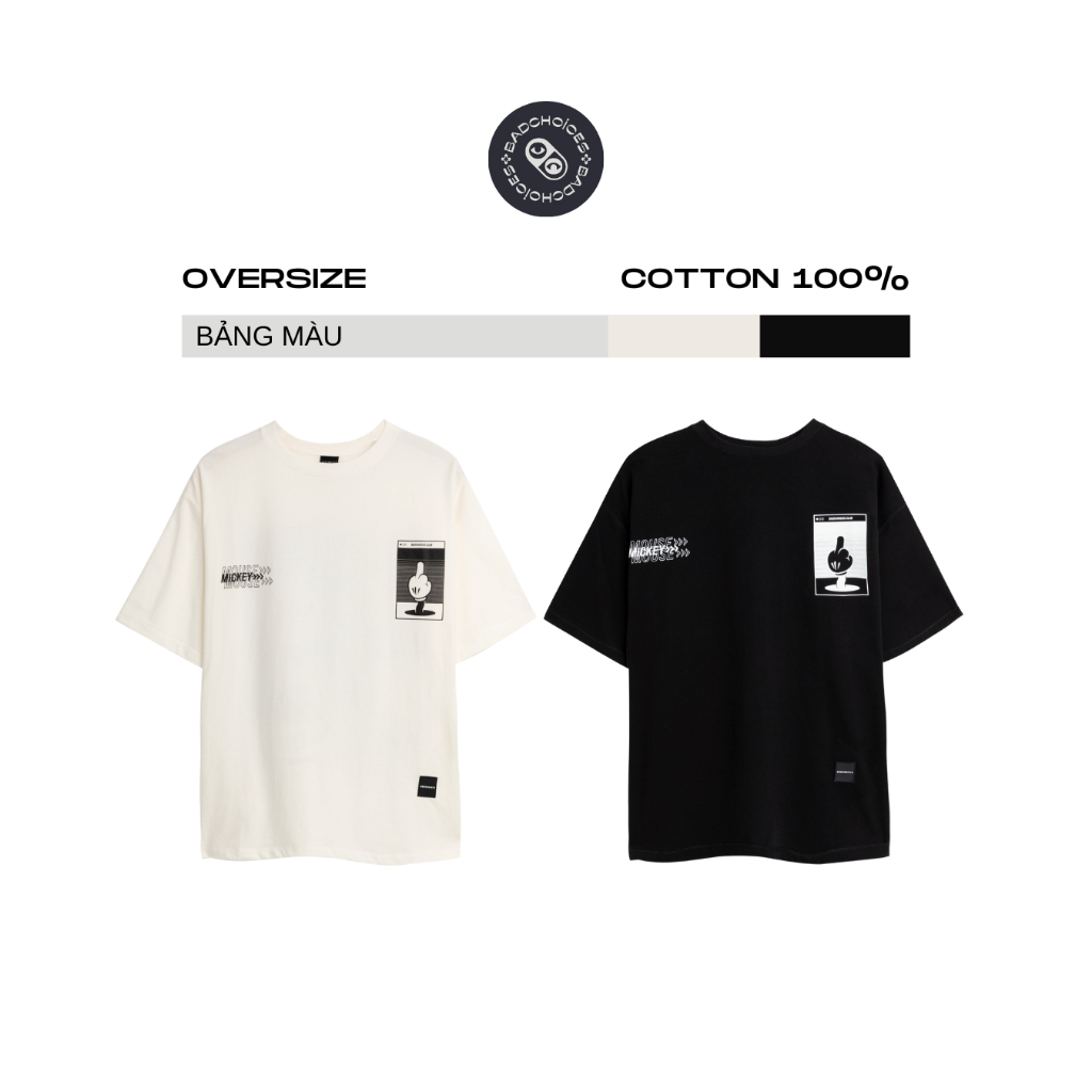 Bad Choices | Áo thun Premium Cotton MICKEY Vol.02 form Unisex