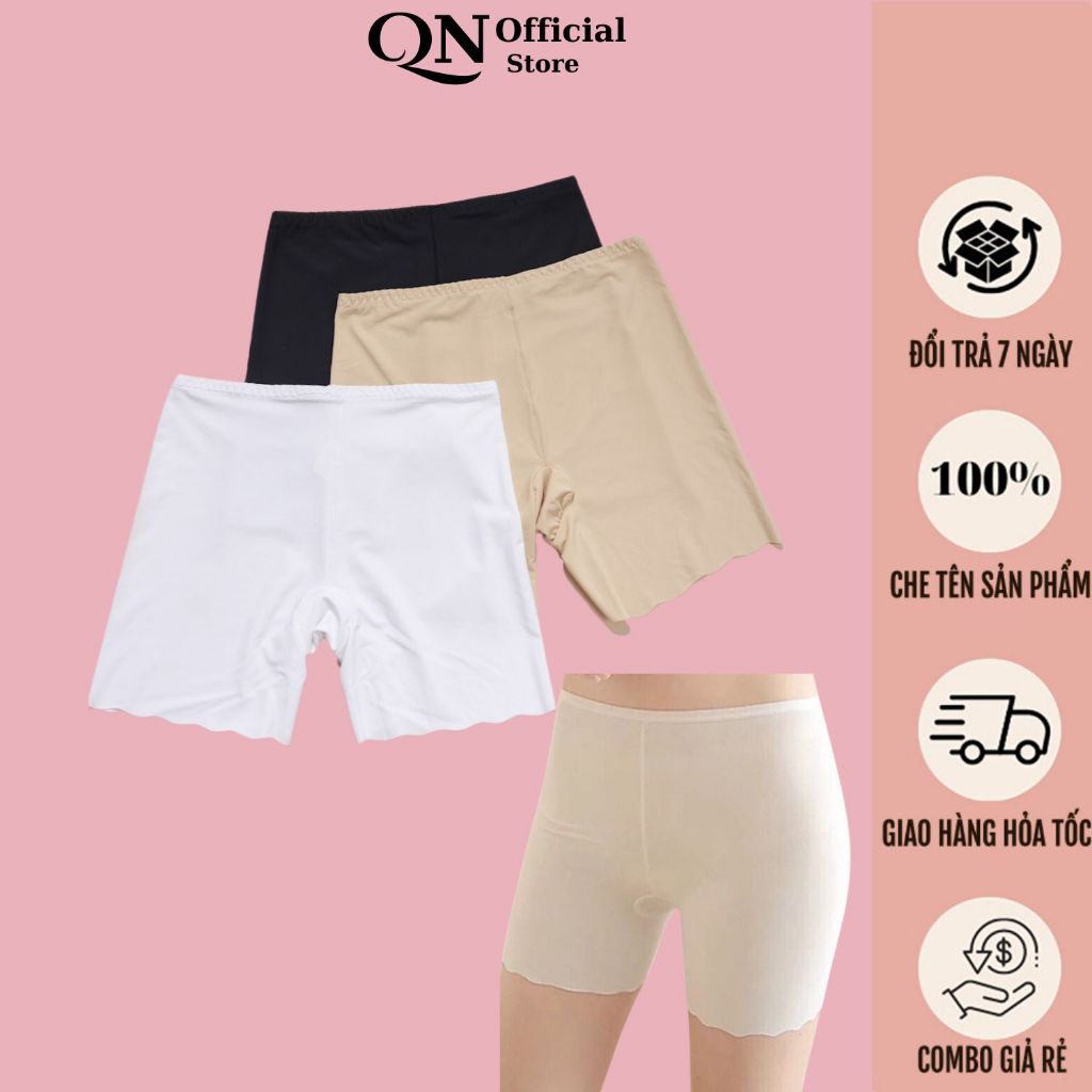 Quần Mặc Váy Không Lộ Viền Mềm Mát Lạnh Co Giãn Thoải Mái CLOVER -1009