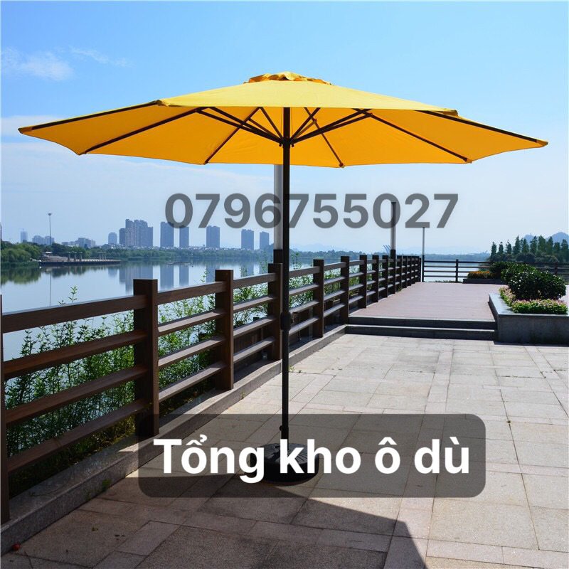 Ô Dù Chính Tâm Đường Kính Rộng 2,7Mét Che Ngoài Trời Hàng Nhập Khẩu Cao Cấp Hiện Đại Phù Hợp Với Mọi Không Gian