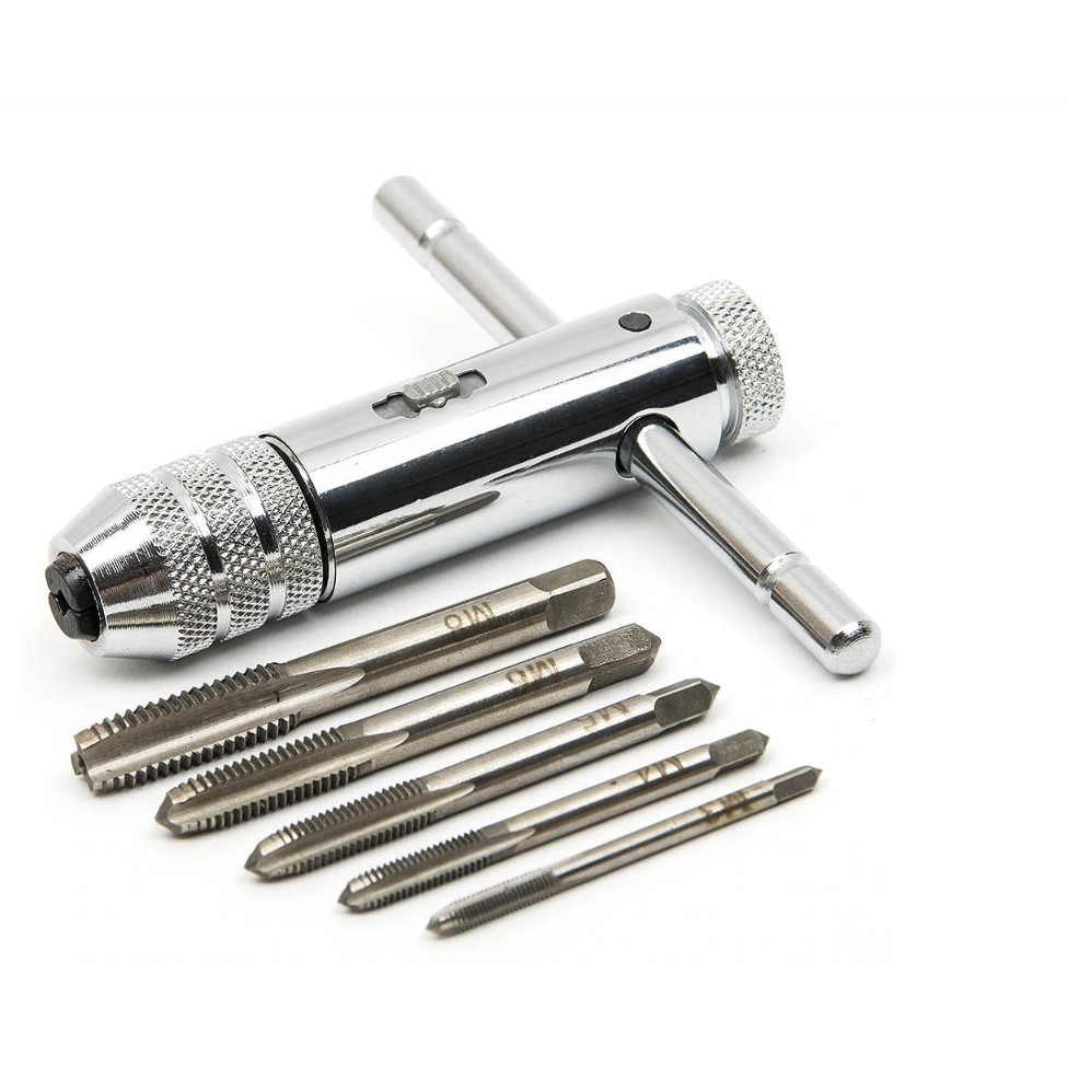 Tay quay taro tự động M3-M8 ❤️FREESHIP❤️ bộ taro tạo ren - tay quay mũi taro ren