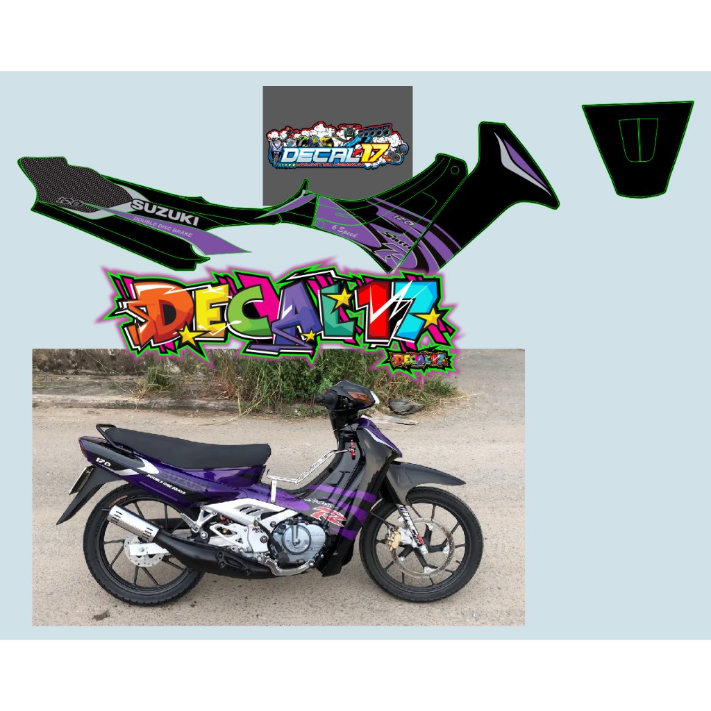 TEM XE SATRIA 2000 XE ĐEN VÀNG VÀ XE TÍM ĐEN !
