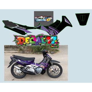 Tem xe satria 2000 xe đen vàng và xe tím đen !