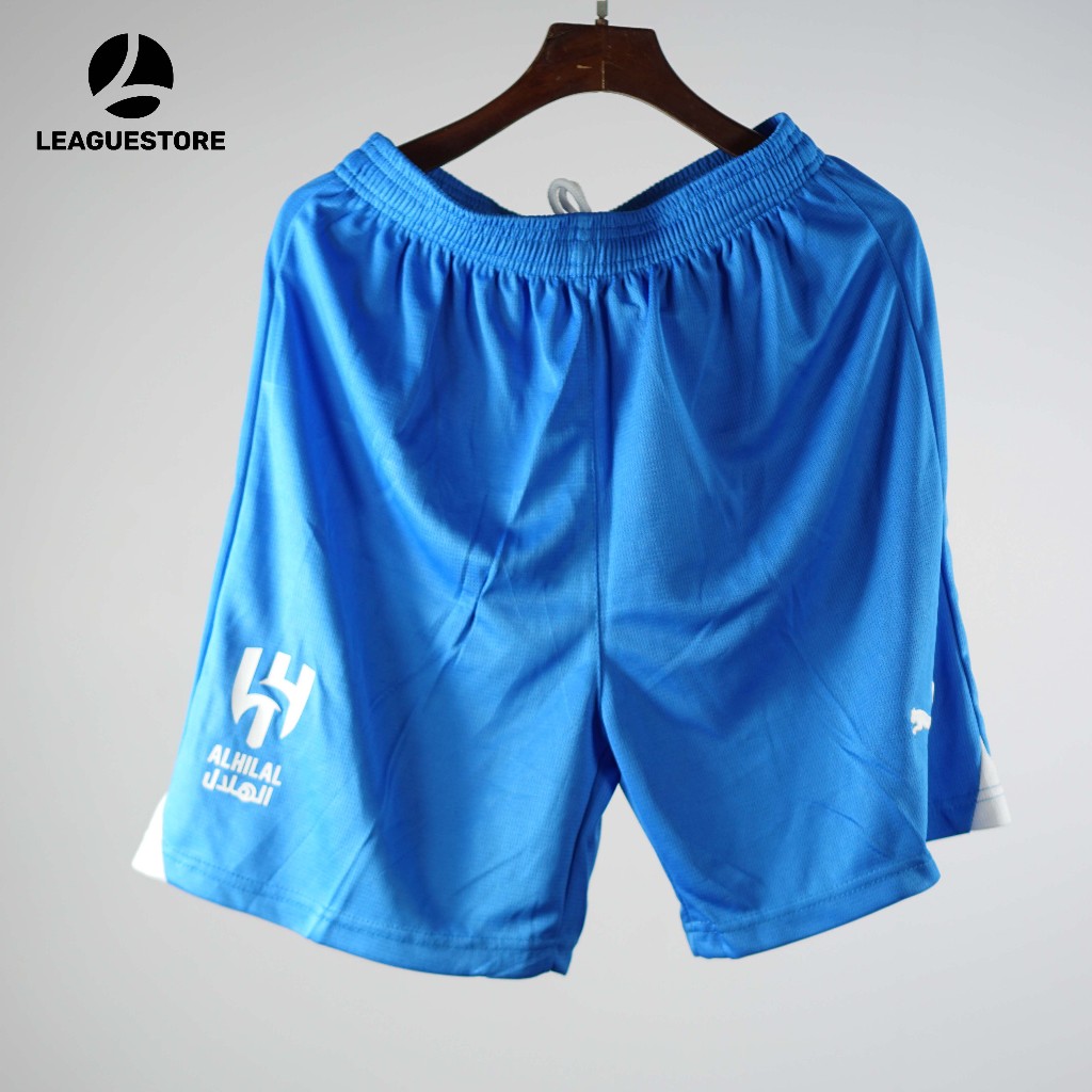 Bộ đá bóng Al Hilal Leaguestore - áo Neymar jr sân nhà màu xanh 23-24 form âu vải thái dệt mịn