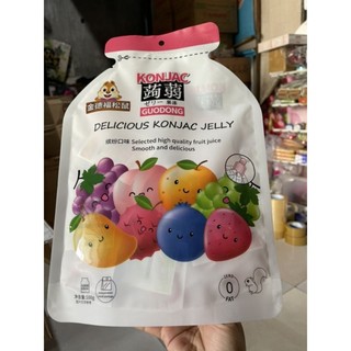 Thạch trái cây konjac blike mix 8 vị túi 500g