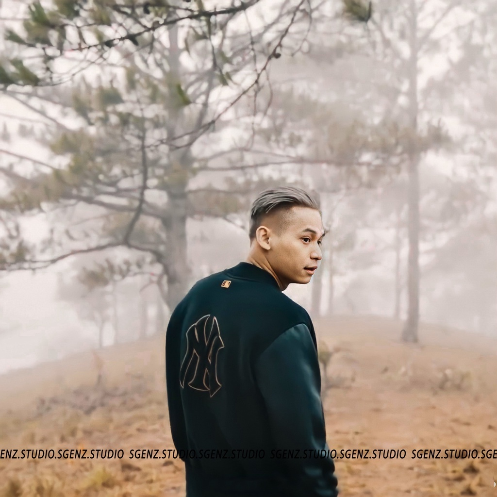 Áo varsity jacket MLB NY vải nỉ dày dặn phối tay da,Áo bomber nỉ form rộng nam nữ phong cách