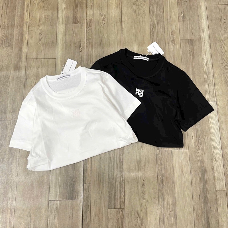 Áo  nữ trắng đen chất liệu cotton không pha phong cách trẻ trung năng động thoải mái