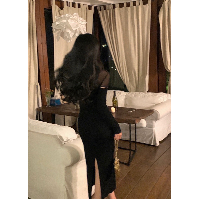 Đầm Body Cut Out Ngực Sang Chảnh, Đầm Thun Body Chất Siêu Mềm Mịn - Hannie Store