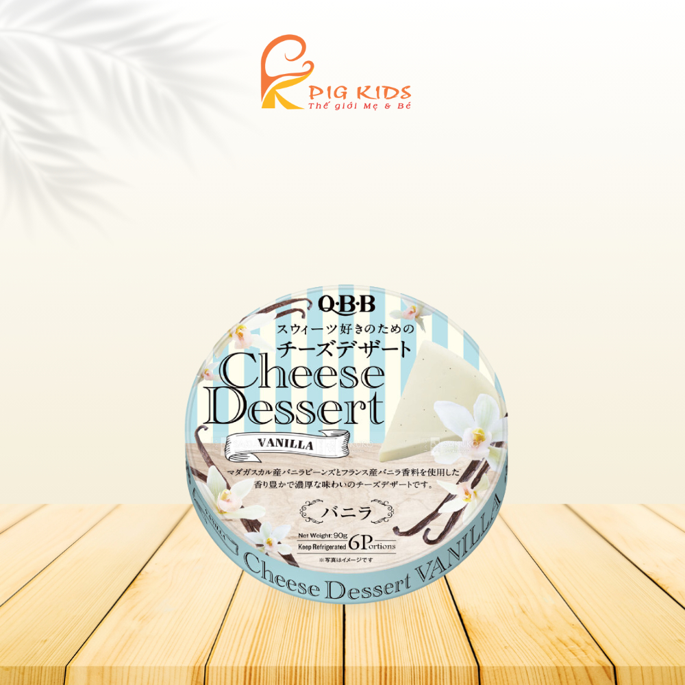 Cheese Dessert - Phô Mai Nhật QBB - Emina Cho Bé 18m+ Tháng Ăn Dặm 90g