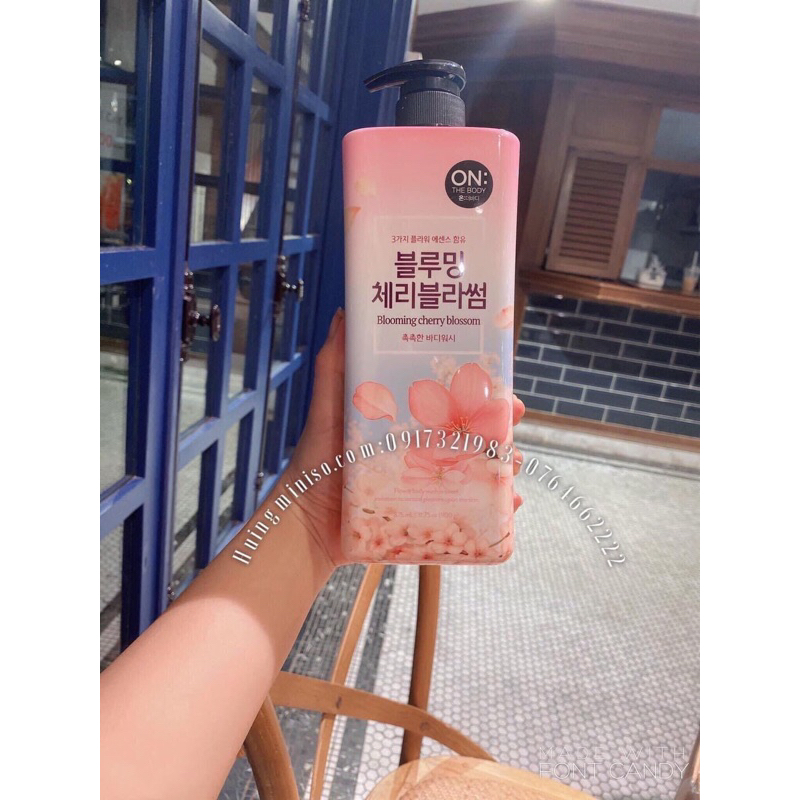 SỮA TẮM NƯỚC HOA ON THE BODY HÀN