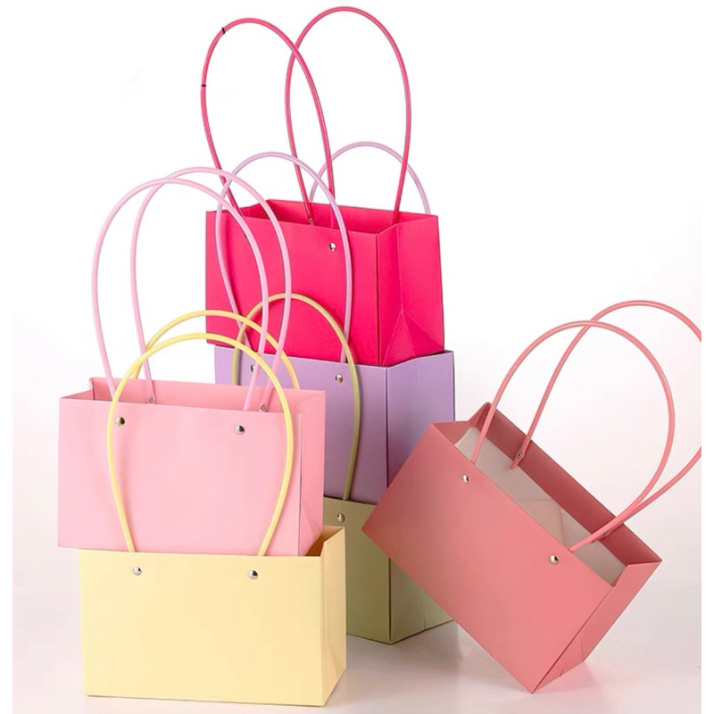 Túi giấy cắm hoa tươi hoa giả 32,5x22x13,5