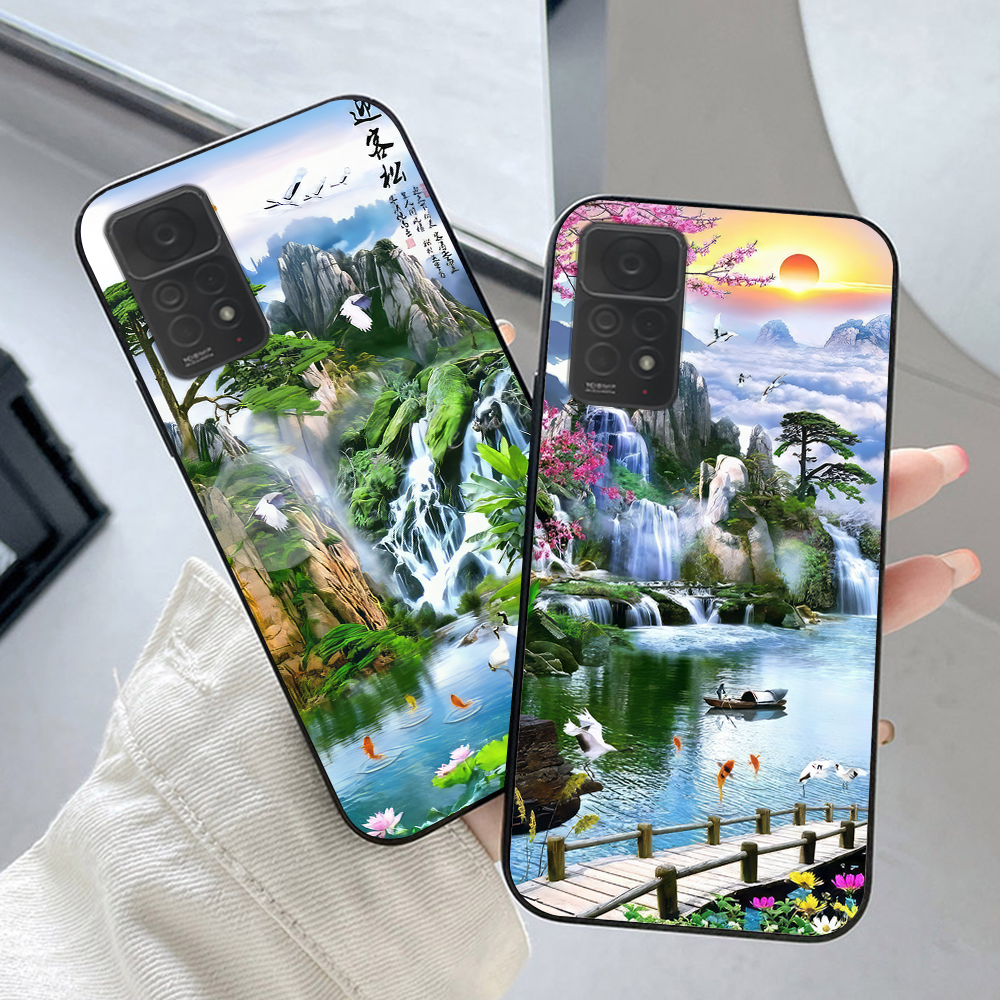 Ốp lưng Xiaomi redmi note 11 5g / note 11 pro 4g in hình phong cảnh phong thủy tài lộc