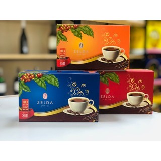 Cà phê hòa tan 3in1 hộp 160g hg hiệu zelda