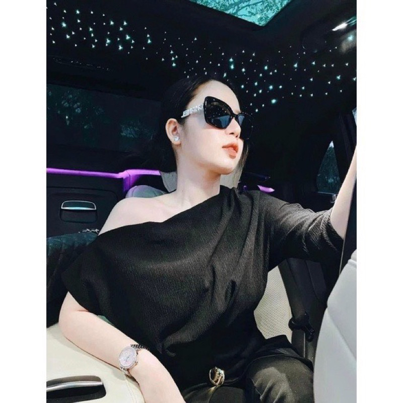 Kính Chaneo thời trang gọng đính đá sang chảnh