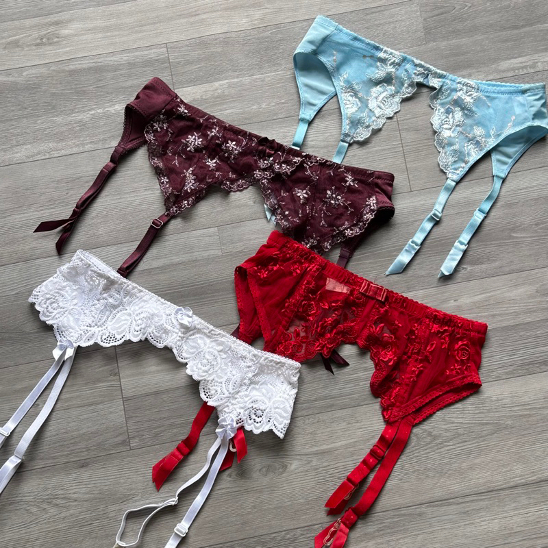 Kẹp tất vintage trắng