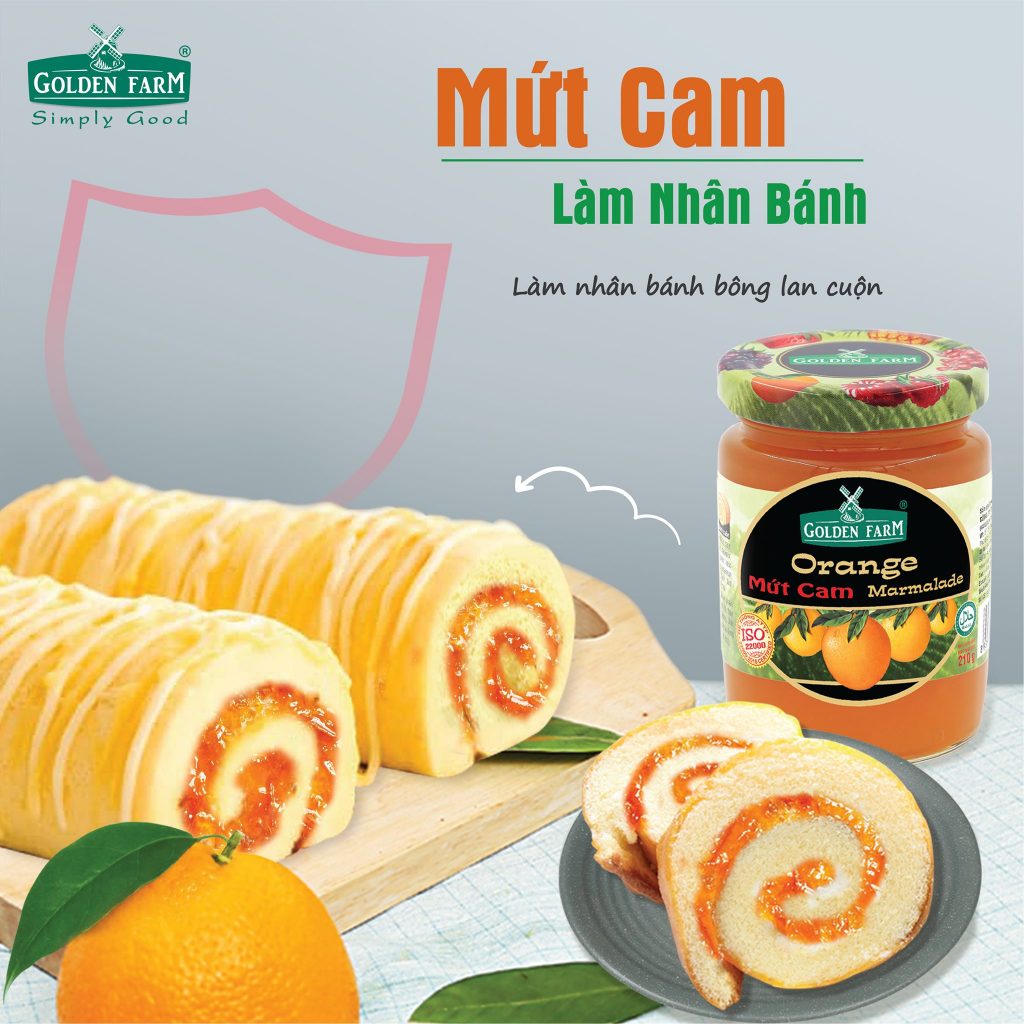 Mứt Golden Farm nhiều mùi 210g - 450g