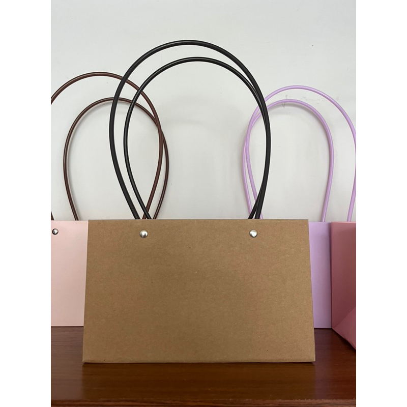 Túi giấy cắm hoa tươi hoa giả 32,5x22x13,5