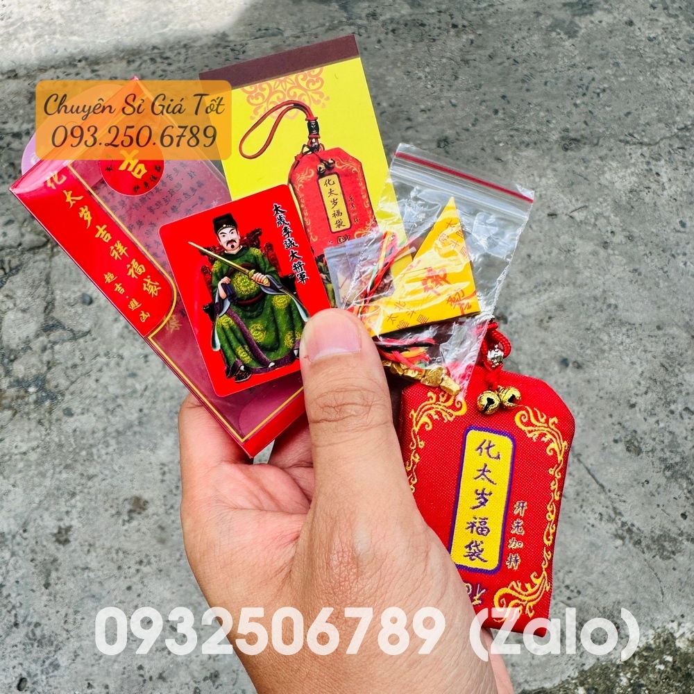 Túi thái tuế may mắn giảm vận hạn - Hóa giải phạm thái tuế