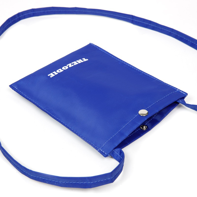 Túi đeo chéo chất vải Poly màu xanh