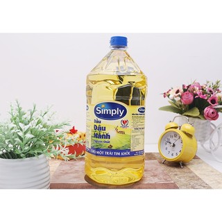 Dầu đậu nành Simply chai 2l date mới