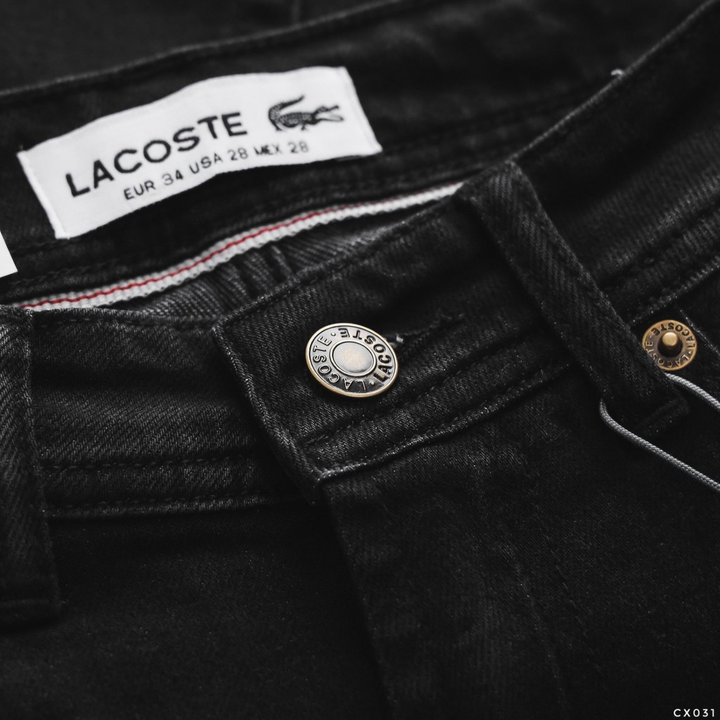 Quần Jean Dài Nam LCST Đen, Form Slim-fit, chất vải co giãn nhẹ, ống 15-18cm,CX031 - Hàng VNXK