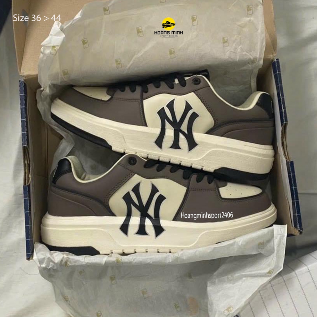 Giày sneakers cổ thấp MLB Chunky full size Nam Nữ Tặng kèm Tất