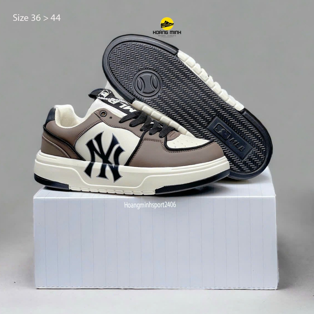 Giày sneakers cổ thấp MLB Chunky full size Nam Nữ Tặng kèm Tất