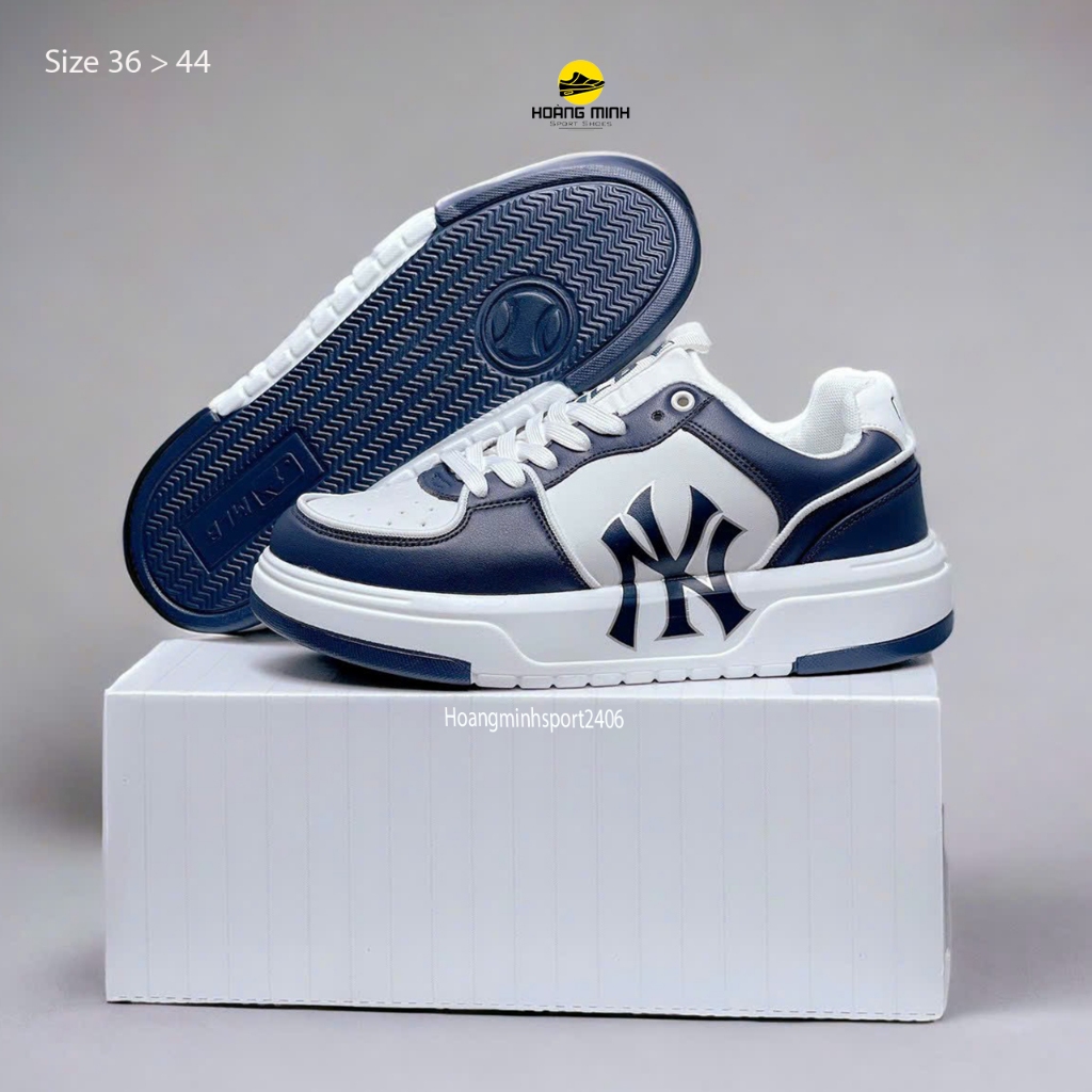 Giày sneakers cổ thấp MLB Chunky full size Nam Nữ Tặng kèm Tất
