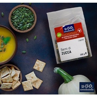 Hạt bí hữu cơ đã bóc vỏ Sottolestelle - 200gr