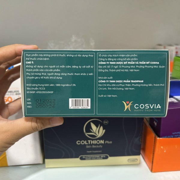 [HÀNG CÔNG TY] Viên uống trắng da giảm mụn cho da dầu, da sạm, lên mụn, thâm mụn FAECYSTINE hộp 60 viên BSVYANH