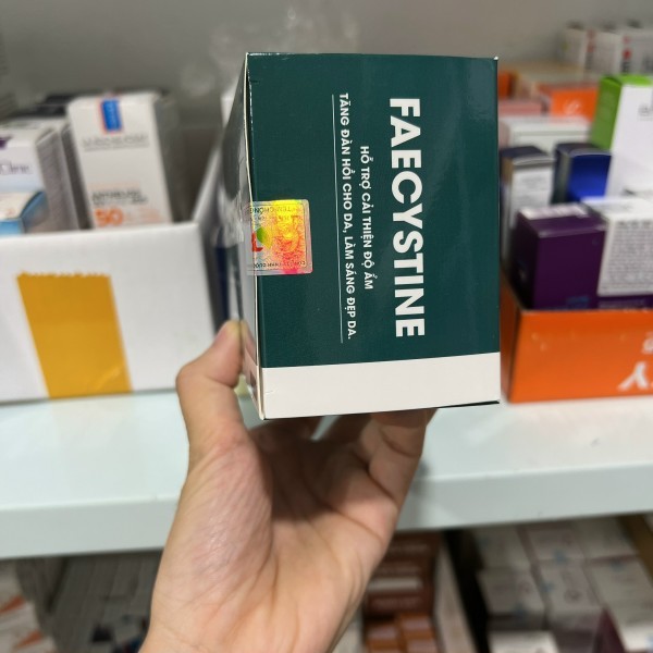 [HÀNG CÔNG TY] Viên uống trắng da giảm mụn cho da dầu, da sạm, lên mụn, thâm mụn FAECYSTINE hộp 60 viên BSVYANH