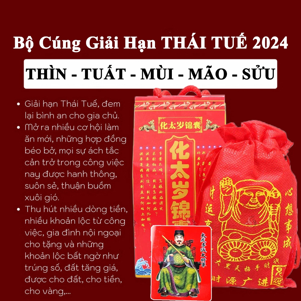 BỘ CÚNG SAO GIẢI HẠN THÁI TUẾ CHO NĂM NAY