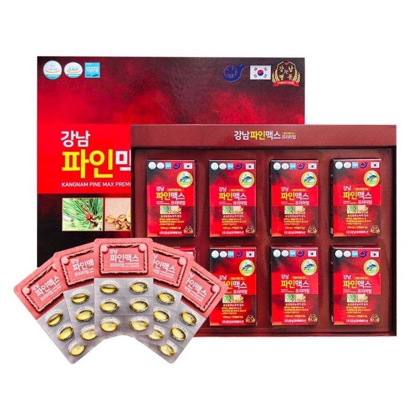 (Chính hãng) Tinh dầu thông đỏ chính phủ cao cấp Kangnam Hàn Quốc 144 viên