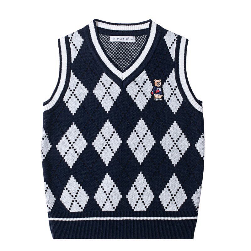 Áo gile , cadigan bé trai phong cách Hàn Quốc