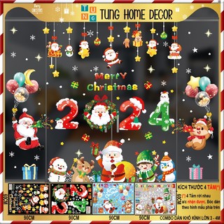 Decal noel 2024 tung home decor combo noel 25