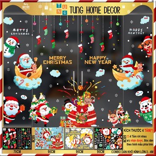 Decal noel 2024 tung home decor combo noel 27