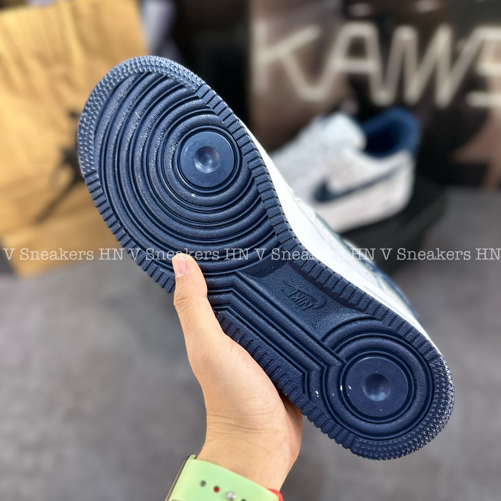 Giày Thể Thao Nike_Air Force 1 Louis Vuitton White Blue – AF1 LV Denim