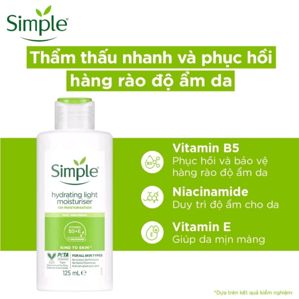 Simple Tẩy trang Micellar 200ml, Sữa rửa mặt 150ml