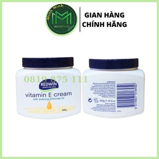 Kem Dưỡng Redwin Vitamin E Cream, Vitamin E Úc Dưỡng Ẩm, Dưỡng Trắng Da Mặt Và Body Chính Hãng 300g