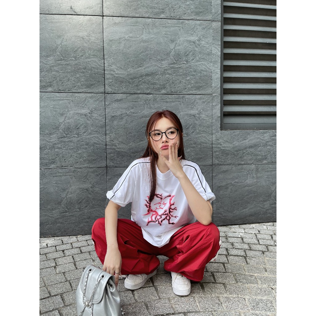 Áo Thun TSUN Lost Soul Tee - Trắng - [UNISEX] - In logo - Nam/Nữ