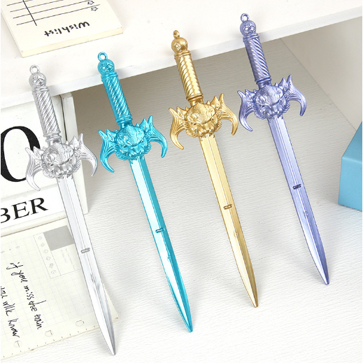 Bút kiếm đầu rồng ánh kim D205 viết gel cute dễ thương