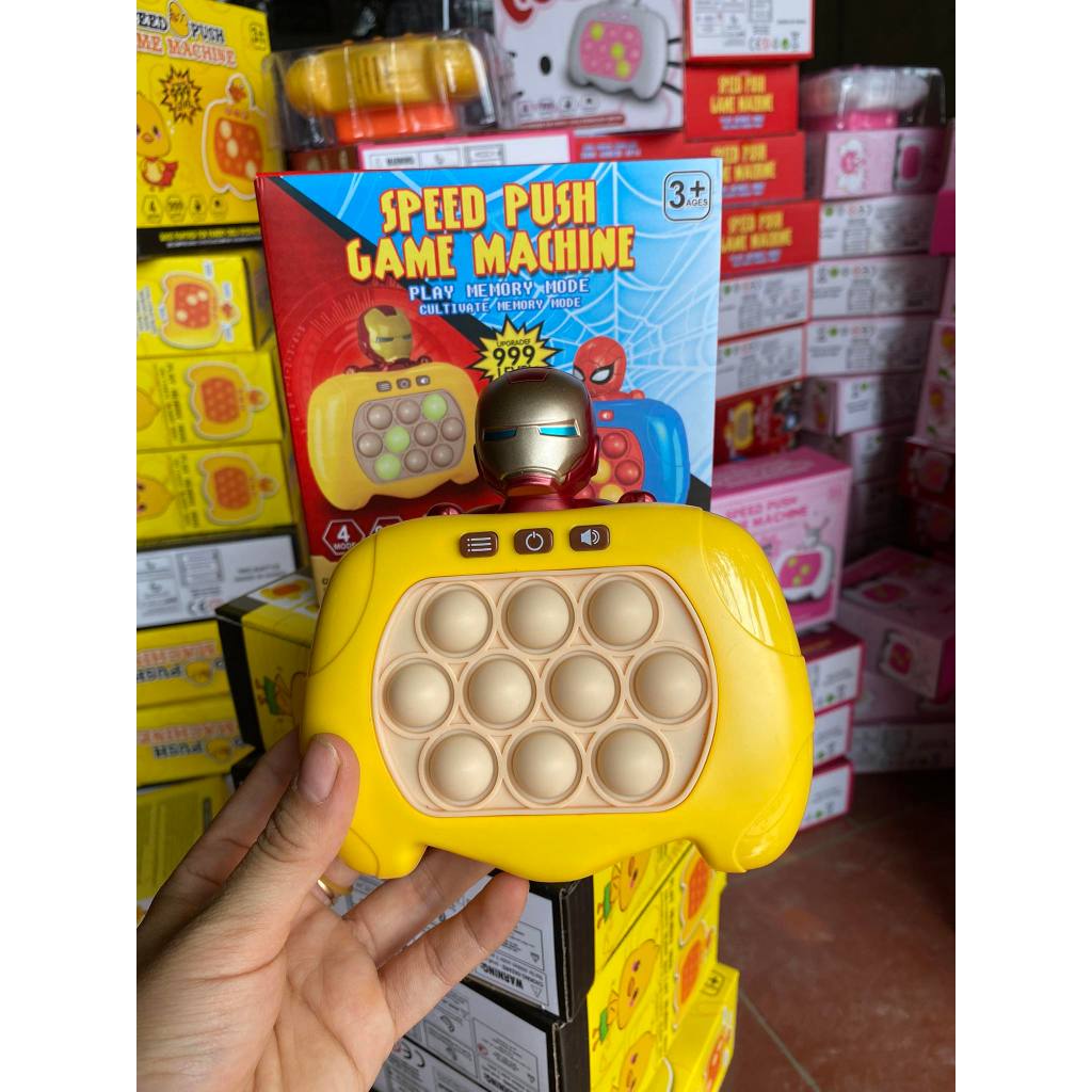 B13 POP IT 999 LEVEL , POPIT ĐIỆN TỬ GIÁ RẺ NHẤT,MÁY CHƠI GAME CẦM TAY THỂ HỆ THỨ HAI DADIHA