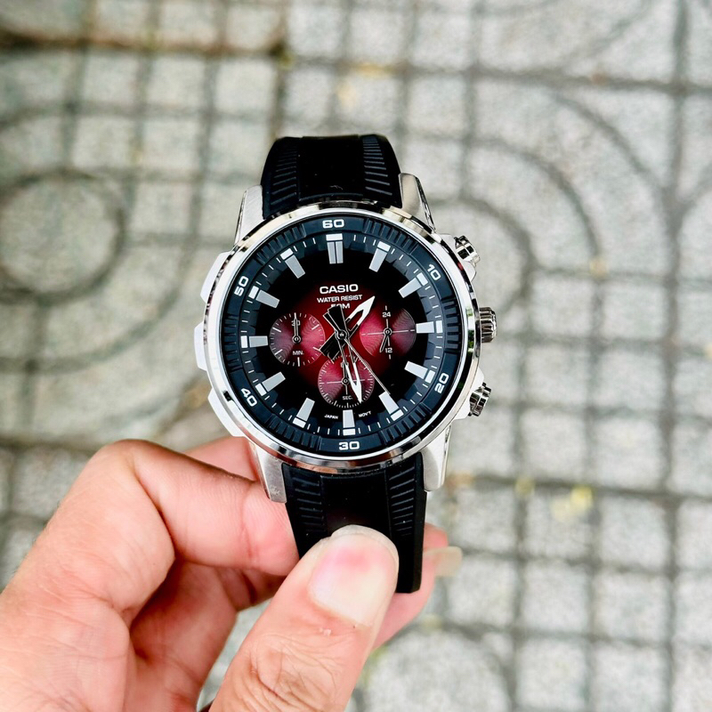 Đồng hồ nam dây nhựa Casio MTP E505
