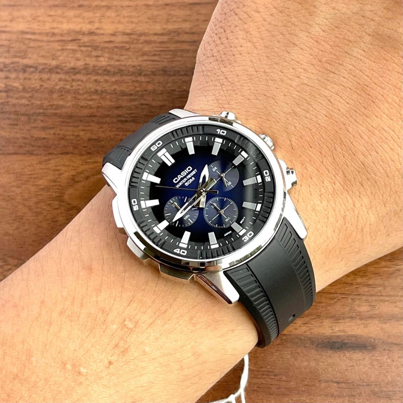 Đồng hồ nam dây nhựa Casio MTP E505